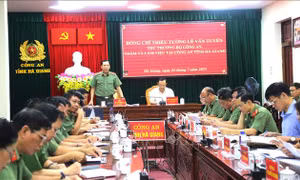 Xây dựng lực lượng Công an nhân dân Hà Giang chính quy, tinh nhuệ, hiện đại
