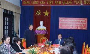 Phó Chủ tịch Thường trực Quốc hội Tòng Thị Phóng thăm và làm việc tại huyện Na Rì - Bắc Kạn