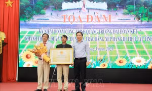 Trao Bằng xếp hạng Di tích cấp tỉnh với Quảng trường Đại đoàn kết: Niềm tự hào của nhân dân các dân tộc tỉnh Gia Lai
