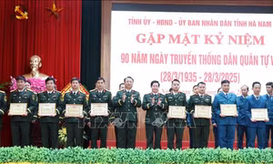 Xây dựng lực lượng dân quân tự vệ vững mạnh trong thời kỳ mới