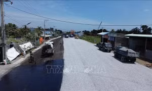 Đồng Tháp tăng tốc hoàn thiện đường tỉnh 864 trước 30/4