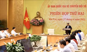 Thủ tướng chủ trì Phiên họp thứ hai của Uỷ ban Quốc gia về chuyển đổi số