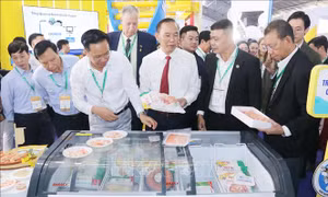 Khai mạc Hội chợ triển lãm quốc tế công nghệ ngành tôm Việt Nam lần thứ 6