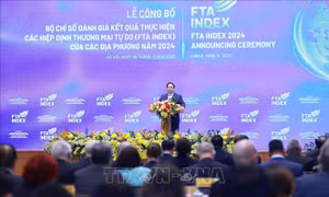 Thủ tướng dự Lễ công bố Bộ chỉ số đánh giá kết quả thực hiện các hiệp định thương mại tự do
