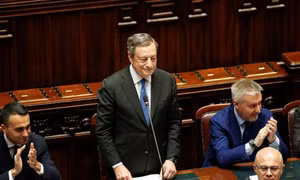 Tổng thống Italy chấp nhận đơn từ chức của Thủ tướng Mario Draghi