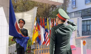 Lễ thượng cờ kỷ niệm 57 năm ngày thành lập ASEAN tại Pháp