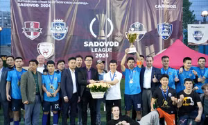 Giải bóng đá của người Việt Chợ Sadovod thành công tốt đẹp