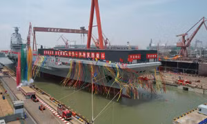 Tàu sân bay lớn nhất Trung Quốc sẽ sớm đi vào thử nghiệm trên biển