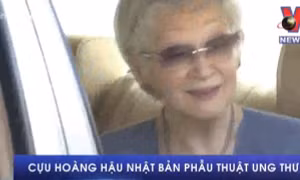 Cựu Hoàng hậu Nhật Bản phẫu thuật ung thư