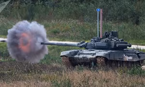 Trung Quốc 'nhái' xe tăng chủ lực T-90 của Nga để tập bắn