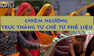 Chiêm ngưỡng 'trực thăng' tự chế từ phế liệu