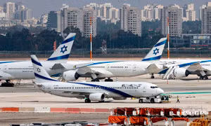 Nhu cầu đi lại bằng đường hàng không giảm do xung đột Israel-Hamas