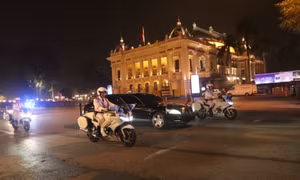 Video lãnh đạo Mỹ-Triều Tiên kết thúc tiệc tối, trở về khách sạn