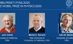 Giải Nobel Vật lý 2025 vinh danh ba nhà khoa học