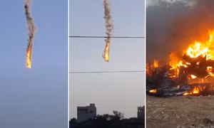 Hai máy bay không người lái Mỹ va chạm trên không, bốc cháy ngùn ngụt ở Syria