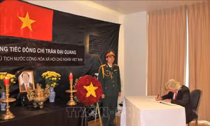 Lãnh đạo các nước, các tổ chức quốc tế gửi Thư, Điện chia buồn và cử Đoàn tới viếng Chủ tịch nước Trần Đại Quang
