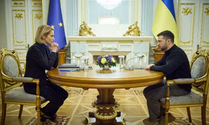 EU cấp 80 triệu euro cho Ukraine từ lợi nhuận tài sản Nga bị đóng băng