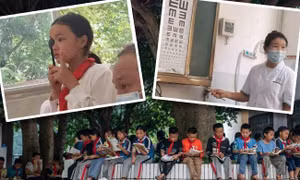 'Bí kíp' giúp một trường tiểu học ở Trung Quốc không có học sinh cận thị