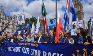 Hàng nghìn người Anh biểu tình phản đối Brexit, đòi tái gia nhập EU
