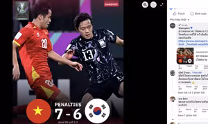 CĐV Thái Lan thừa nhận U23 Việt Nam 'rất đáng gờm' sau trận thắng U23 Hàn Quốc
