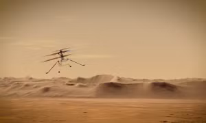 NASA công bố video trực thăng Ingenuity bay trên sao Hoả nhanh chưa từng thấy