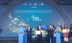 Coca-Cola lọt Top 3 Doanh nghiệp Phát triển Bền vững 
