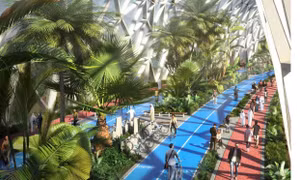 Dự án phố đi bộ trang bị điều hòa dài 93 km ở Dubai