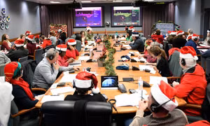 Cơ sở quân sự Mỹ vừa theo dõi ông già Noel vừa giám sát Triều Tiên 24/7