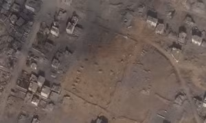 Ảnh vệ tinh tiết lộ xe tăng Israel bao vây Thành phố Gaza