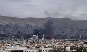 Nổ lớn gần khách sạn Tổng thống Pháp ở tại Damascus