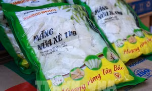 Hòa Bình: Xuất khẩu 28 tấn măng tươi đã qua chế biến sang Hà Lan