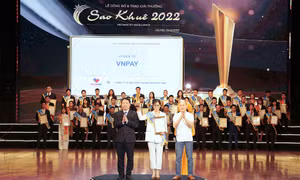Ví VNPAY khẳng định vị thế 'ví điện tử gia đình hàng đầu' tại Sao Khuê 2022