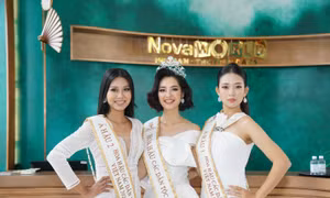 NovaWorld Ho Tram có sức hút đặc biệt với top 3 Hoa hậu các Dân tộc