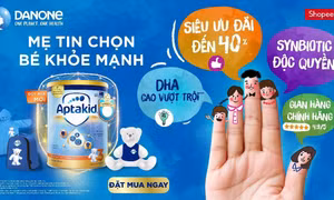 Danone Specialized Nutrition giới thiệu sản phẩm dinh dưỡng trên Shopee