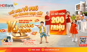 Cuộc đua săn 16 lượng vàng SJC tại HDBank vào chặng nước rút
