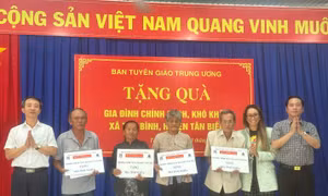 Tân Hiệp Phát hỗ trợ xây 3 nhà tình nghĩa, tri ân các gia đình chính sách