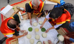 Nghề làm bánh chưng, bánh giầy ở Phú Thọ là Di sản văn hóa phi vật thể quốc gia