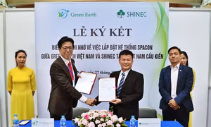 Green Earth Việt Nam và Shinec hợp tác lắp đặt hệ thống SPACON