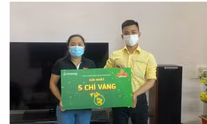 Vinasoy trao giải thưởng cho những khách hàng may mắn đầu tiên
