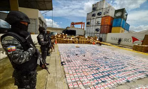 EU, Ecuador triệt phá đường dây buôn bán cocaine, thu giữ hơn 70 tấn ma túy