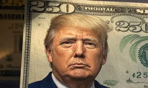 Nghị sĩ Mỹ đề xuất phát hành tờ tiền 250 USD mang hình Tổng thống Donald Trump