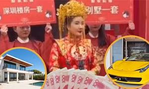 Cô dâu triệu phú khoe hồi môn, truyền cảm hứng cho phụ nữ Trung Quốc