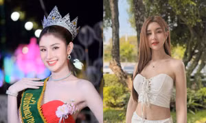 Hoa hậu chuyển giới Thái Lan 'gây sốt' khi đến điểm đăng ký nhập ngũ