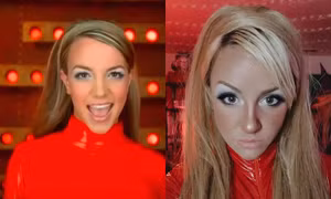 Cô gái kiếm được hàng nghìn USD vì trông giống Britney Spears
