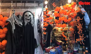 Không khí 'ma mị' trên phố Hàng Mã trước thềm Halloween