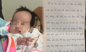 Phát hiện bé gái khoảng 2 tháng tuổi bị bỏ rơi cùng thư tay nhờ nuôi