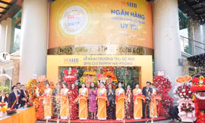 SHB Hải Phòng khai trương trụ sở mới, nâng tầm chất lượng phục vụ khách hàng