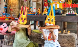 Thích thú trải nghiệm những món đồ chơi Trung thu truyền thống