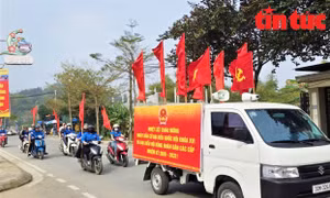 Không khí rộn ràng trước ngày bầu cử tại các xã ngoại thành Hà Nội