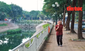 Sông Tô Lịch trước ngày khởi công dự án công viên hơn 4.600 tỷ đồng